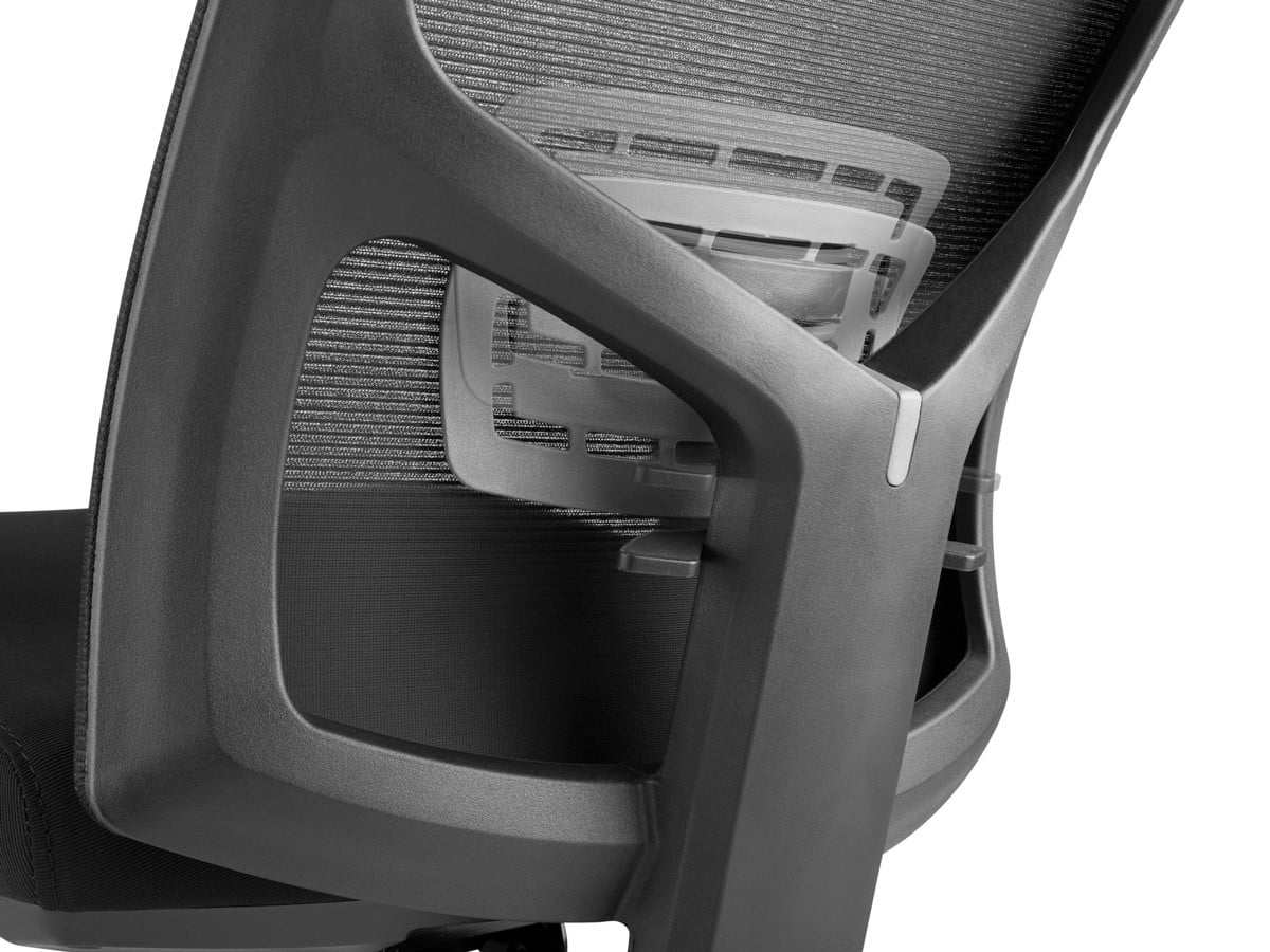 Monoprice WFH Ergonomic Office Chair withFoam Seat, Adjustable Headrest, Lumbar Support, Armrests, Backrest - Workstream Collection