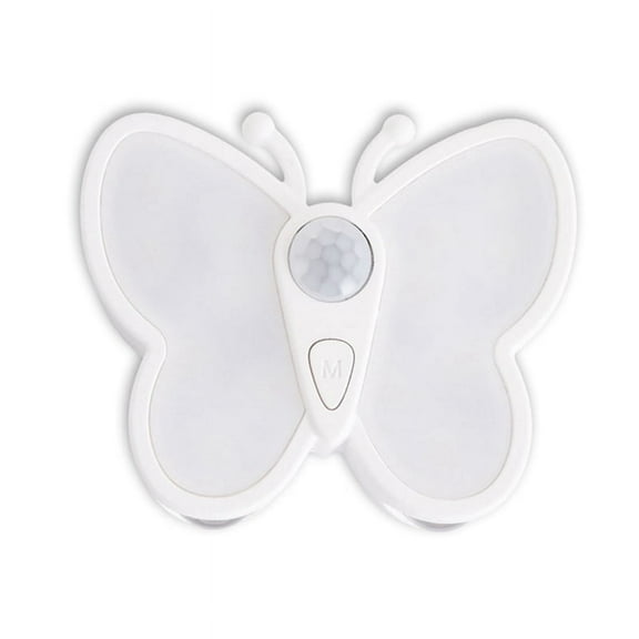 TOP! Butterfly Motion Sensor Night Light LED Under Cabinet Rechargeable Lamp Wardrobe Stair Bedroom Kitchen