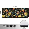 thumbnail image 5 of Kitchen Rugs Sets Of 2,Pioneer Flower Floral Print Pattern Anti Fatigue Kitchen Mat Rugs Non Slip Washable,Decorative Kitchen Floor Mats for Kitchen,Sink,Laundry,17"x47"+17"x47", 5 of 5