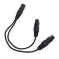 thumbnail image 1 of Cable Divisor En Forma De Y, Cable XLR Macho A Hembra Dual 30 Cm Doble Blindaje Menos Interferencia Conector De 3 Pines Para Mezcladores Cámaras Altavoces, 1 of 7