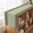 thumbnail image 6 of Sage Green Ombre Table Runner, Modern Yellow Gradient Farmhouse Art Washable Cotton Linen Table Runners 60 Inches Long, Dresser Scarf Runner for Coffee/TV Stands/Kitchen/Cabinets 13''x60'', 6 of 9