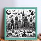 thumbnail image 2 of Hilo Algodón Ecológico Bordado Punto Cruz Cabina Halloween Con 11CT 50x50cm, 2 of 9