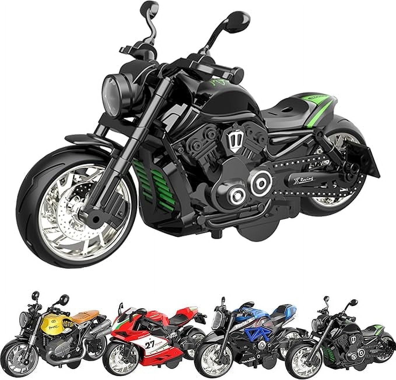 New Ray Indian Motorcycle Diecast Models, 1/32 Scale, Set of