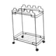 thumbnail image 3 of Soporte para bolsa de basura con ruedas, marco de soporte para bolsa de hoja de Metal para jardín, interior, pícnic al aire libre, cocina y fiesta, 3 of 7