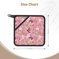 thumbnail image 3 of Sikiie Rose Flowers Pot Holders Kitchen Insulation Mats Heat Resistant Pot-Holder Oven Anti-Scald Pads for Cooking Baking, 7.1*7.1inch, 3 of 8