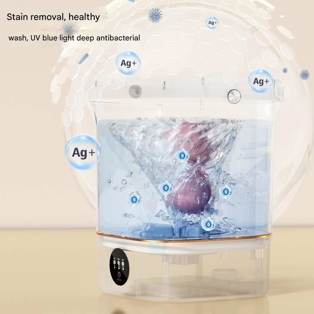 12L Washing Machine Travel Portable Socks Underwear Panties Clothe Washer Machine with Rotation Dryer Apartments