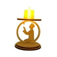 thumbnail image 3 of Candelabro de Ramadán, paquete de material de bricolaje, candelabro LED, adorno de luz, decoraciones de Eid Mubarak para interiores y exteriores, vacaciones Estilo A, 3 of 9