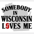 thumbnail image 3 of CafePress - Somebody In Wisconsin - Kids Hooded Sweatshirt, Classic Hoodie, 3 of 4