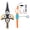 Black Gold, variant on Riousery Remote Control Flying Sword Gesture Sensing Precise Response Lightweight Foam RC Airplane with LED Light Antique Bronze 14.17 inches / 36 cm Collectible Toy