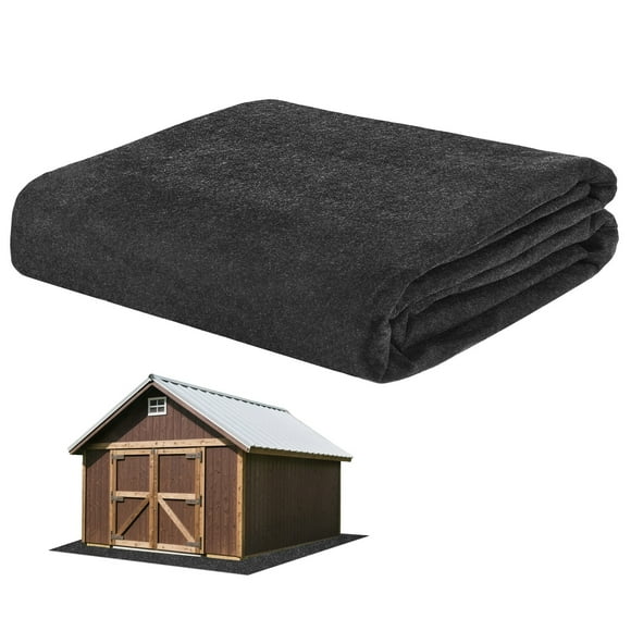 Alfombra Uxcell para Cobertizo de Almacenamiento, 72" x 96" Antideslizante, Lavable, Duradera [Gris]
