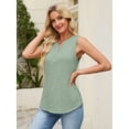 thumbnail image 5 of Sleeveless Shirts for Women Casual Summer V Neck Tank Tops Dressy Blouses Tunic 2026, 5 of 7