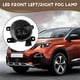 thumbnail image 4 of 1Pair Front Left & Right LED Fog Lamp Assembly for Peugeot, 4 of 5