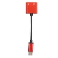 thumbnail image 1 of Earphones 2 In 1 Headphone Adapter Type C To 3.5mm Port Charging Port Mini Portable Earphone Converter, 1 of 8