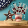 thumbnail image 4 of Patriotic Decor under $5! kkbbma Artificial Berry Stems, Red White Blue Patriotic Picks for 4th of July Decor, Independence Day Memorial Day Veterans Day Party Centerpiece, 17.7 Inch, 4 of 6