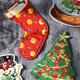 thumbnail image 4 of Parche adhesivo de chaqueta de muñeco de nieve con lentejuelas navideñas de Santa Claus, apliques de decoración navideña, parches bordados para planchar, insignia, 4 of 4