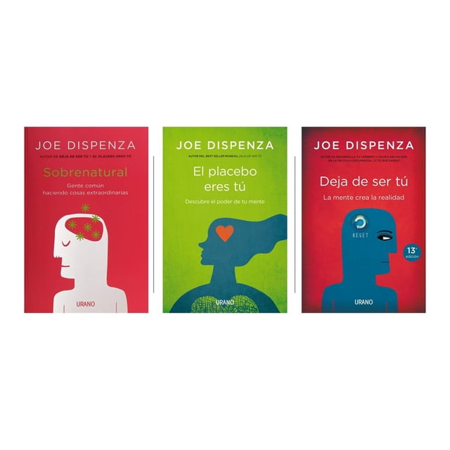 Paquete Joe Dispenza Urano Sobrenatural El Placebo Eres Tú Deja de Ser Tú