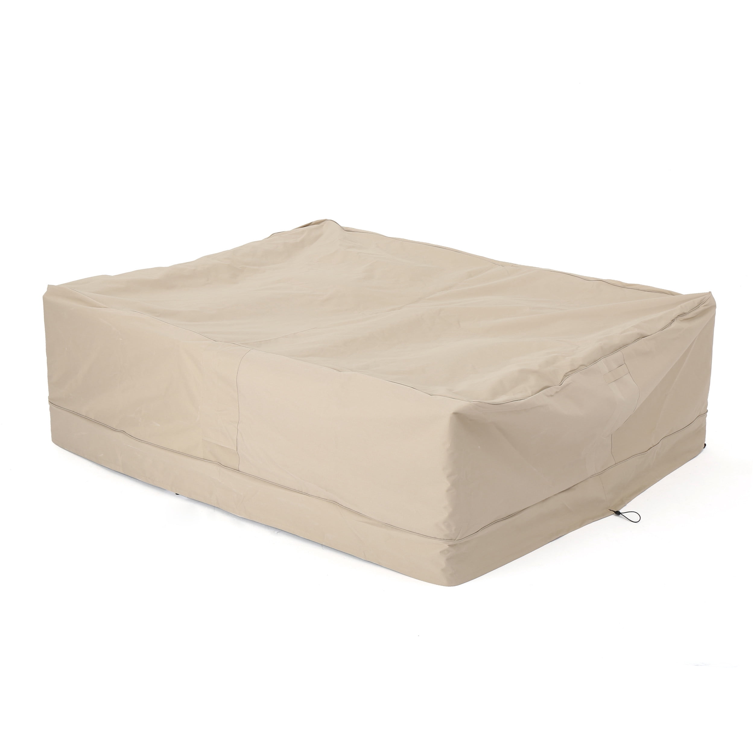 Outdoor Furniture Protective Cover, Waterproof Conversation Set Dust Cover for Patio Garden, Beige