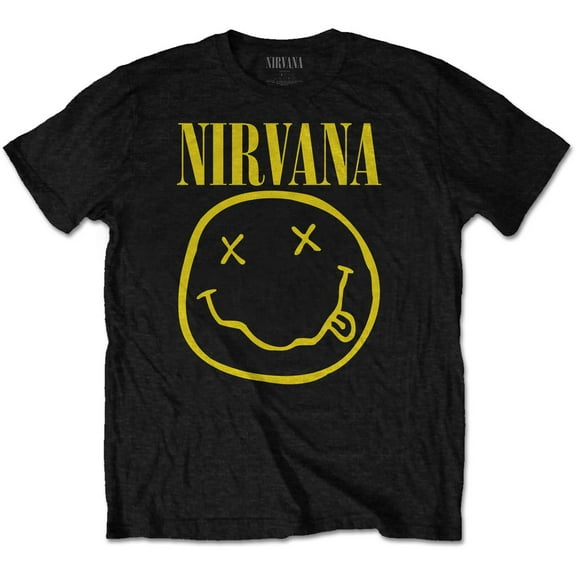 Nirvana Kids T-Shirt: Yellow Smiley (11-12 Years)