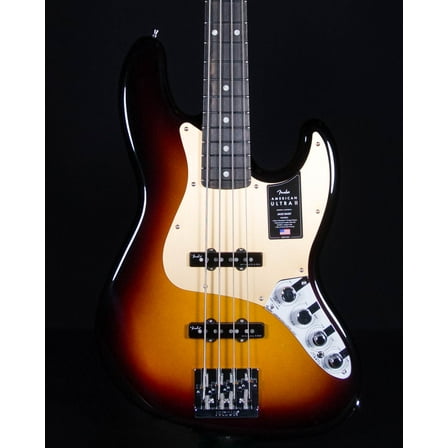 Pre-Owned Fender American Ultra II Jazz Bass, Ebony FB, Ultraburst