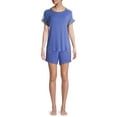 thumbnail image 5 of Secret Treasures Women's and Women's Plus Short Sleeve Pajama Top, 5 of 6