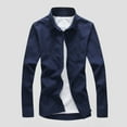thumbnail image 1 of pstuiky camisetas para hombre, Camiseta informal de manga corta con botones y solapa de color liso para hombre ropa de hombre xl, 1 of 3