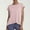 Pink, variant on YHAJDS Women's Basic T-shirts Short Sleeve Round Neck Solid Color Casual Tee