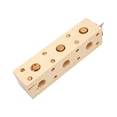 thumbnail image 1 of Engaging Bird Wooden Block Bird Wooden Block Chewing Wood Block Chewing Toy For Beak Exercise Toys Parakeets Puzzle Foraging Training Toys Shredding Biting Wood Toy, 1 of 8
