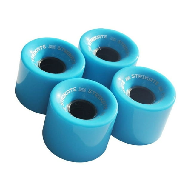 keepw 4 Pièces Roue de Skate Design Chic Équipement Sportif Artisanat Installation Pratique Skate Universel Bleu