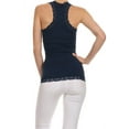 thumbnail image 2 of K-Cliffs Women's -Junior's V-Neck Racer Back Lace Strap Tank. One Size, 2 of 3