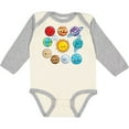 thumbnail image 3 of Inktastic Happy Sun Moon and Planets Boys or Girls Long Sleeve Baby Bodysuit, 3 of 5