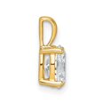thumbnail image 2 of Auriga Fine Jewelry 14K Yellow Gold LG Diamond 1 ct Oval 4 Prong Pendant for Women (Clarity- VS, Color- DEF), 2 of 6