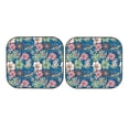 thumbnail image 7 of Xecao Colorful Flowers for Foldable Car Sun Shades (2-Pack) offer sun protection with an easy-fold design for convenient windshield shading., 7 of 7