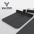 thumbnail image 2 of Yu-mn Tapis de Yoga de Luxe, Noir, 2 of 5