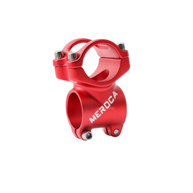 Yuarrent Vástago corto de bicicleta, bicicletas profesionales, vástagos huecos, accesorio de reemplazo, componente modificado, fijador de Ciclismo Rojo