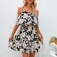 thumbnail image 1 of Vestido de tirantes de jersey de gasa con estampado sexy a la moda para mujer Pompotops qyievc1257, 1 of 9