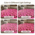 thumbnail image 7 of ODIKA Pink Leopard Cheetah Print Spotted Sparkly Glam Zebra Decoration Foldable Easy Care for King Size Bedroom, Master Suite, Under Bed, 7 of 7