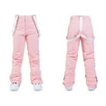thumbnail image 3 of Letdown Women's Winter Skisuit Men Water_proof Wind_proof Ski Jacket and Pants Insulated Snowsuit Snowboarding Coat (Pink,S), 3 of 3