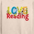 thumbnail image 3 of Dr. Seuss - Love Reading - Women's Lightweight French Terry Pullover, 3 of 6