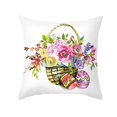 thumbnail image 2 of Almohada De Huevo De Conejo De Pascua, Decoraciones Para El Hogar De Pascua, Funda De Almohada Cuadrada Duradera Para Sofá, Librería, Fiesta Yuarrent HA044715-06, 2 of 5