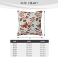 thumbnail image 4 of ZICANCN Blooming Flowers Throw Pillow Covers, Bed Couch Sofa Knit Decorative Pillow Covers for Living Room Farmhouse, 20"x20", 4 of 8