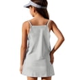 thumbnail image 6 of KAUOD Girls Athletic Short Outfits 2 Piece Summer Sleeveless Tank Tops and Bike Shorts Set Casual Loose Trendy Clothes, 6 of 9