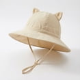thumbnail image 5 of LRen Tea Party Hats for Girls Sun Dress up Fisherman Hats for Kids Toddlers UPF50+ Sun Protection Bucket Hat Summer Beach Play Sun Hats, 5 of 6
