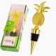 thumbnail image 5 of Juego de 2 corchos de vino navideños, corchos de piña de metal, 5 of 5