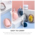thumbnail image 3 of 4Pcs Creative Powder Puff Storage Holder Makeup Sponge Holder for Women Using, 3 of 8