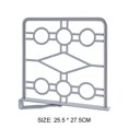 thumbnail image 2 of Divisores de estantes de armario Organizador de ropa Estantes de partición (gris), 2 of 3