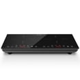 thumbnail image 3 of Amzgachfktch 1800W Double Induction Cooktop with 4 Presets & Touch Control in Black, 3 of 12