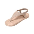 thumbnail image 2 of hoksml Women's Flip Flops Thong Flat Sandals Elastic Slingback Open Toe Summer Beach Casual Shoes, 2 of 9