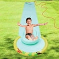 thumbnail image 5 of Hoovy Giant 16 Foot Kids Backyard Water Splash Slip and Slide Toy with Bodyboard, 5 of 5