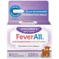 thumbnail image 3 of (4 pack) Feverall Infant Acetaminophen Suppositories 6 Rectal Suppositories 120 mg Each Pain Reliever/Fever Reducer. Paraben Free, No Artificial Colors or Other preservatives. Ages 3-6 Years, 3 of 8