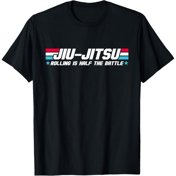 Playful Comfort Tee - Funny Brazilian Jiu Jitsu Rolling Is Half The Battle BJJ MMA T-Shirt